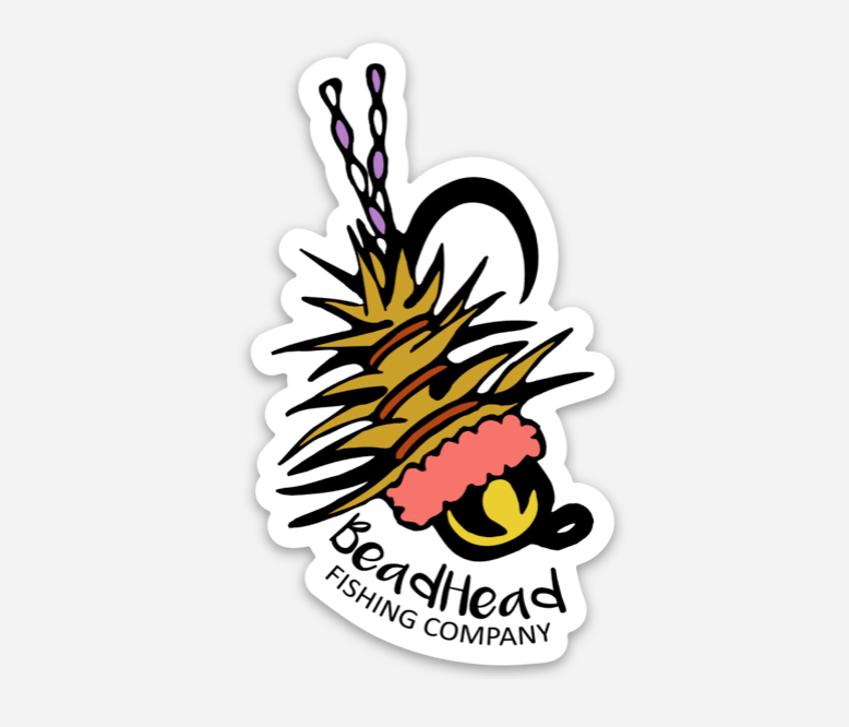 BeadHead Sticker - Nymph - BeadHead Fishing Co.